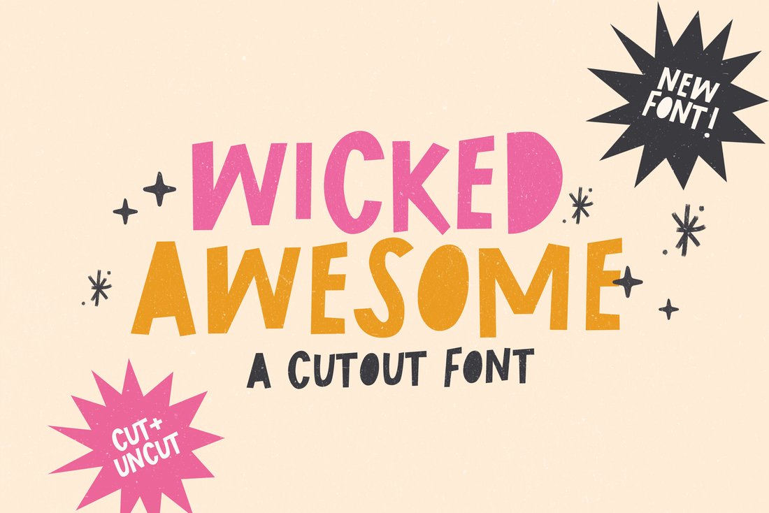 Wicked Awesome Font main product image by Nicky Laatz