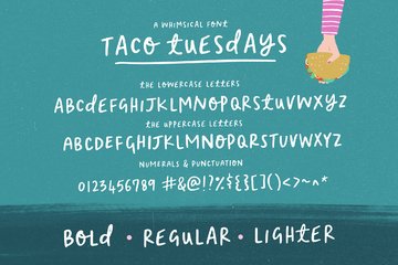 Taco Tuesdays Font preview image 9 by Nicky Laatz