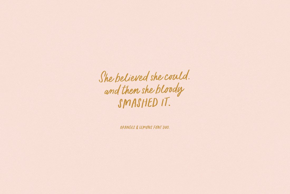 Oranges and Lemons Font Duo preview image 2 by Nicky Laatz