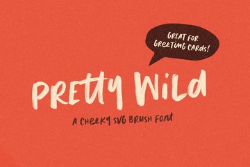 Pretty Wild SVG + Regular Font main product image by Nicky Laatz