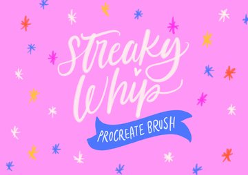 Streaky Whip Procreate Brushes & Extras main product image by Nicky Laatz