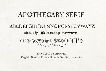 Apothecary Serif preview image 9 by Nicky Laatz