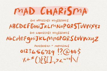 Mad Charisma Font preview image 7 by Nicky Laatz