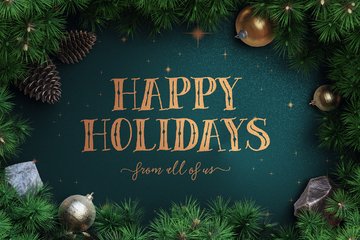Happy Holidays Display Font preview image 9 by Nicky Laatz