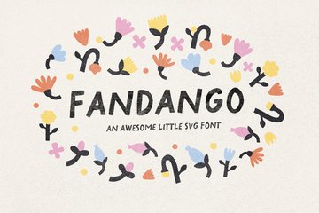 Fandango SVG and Regular Font main product image by Nicky Laatz
