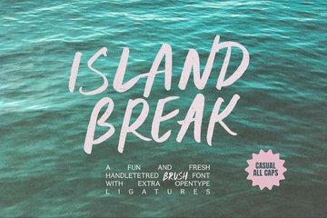 Island Break Brush Font main product image by Nicky Laatz