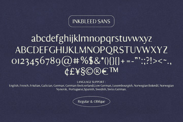 Inkbleed Sans Typeface preview image 13 by Nicky Laatz