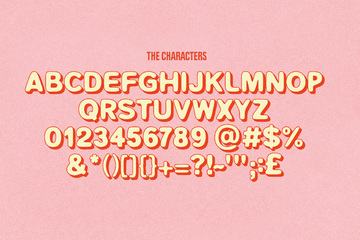 Pink Sherbet Font preview image 3 by Nicky Laatz