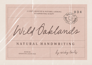 Wild Oaklands Script main product image by Nicky Laatz