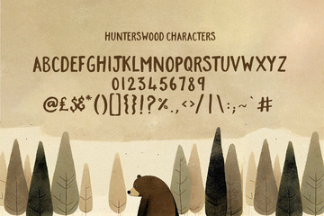 Hunterswood Font preview image 2 by Nicky Laatz