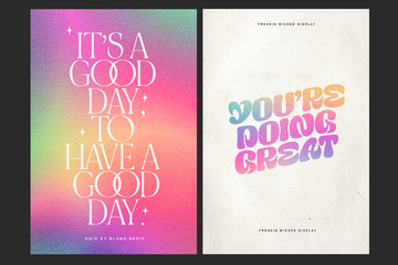 12 Grainy Rainbow Gradients preview image 1 by Nicky Laatz