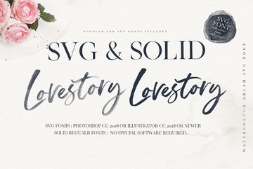 The Love Story Font Collection preview image 11 by Nicky Laatz