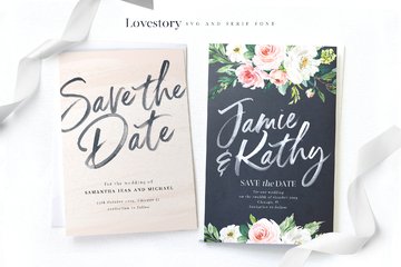 The Love Story Font Collection preview image 2 by Nicky Laatz