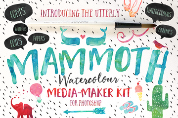 Mammoth Watercolour main product image by Nicky Laatz