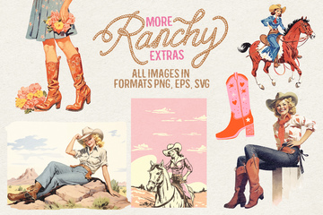 Howdy Handsome MORE Ranchy Extras preview image 1 by Nicky Laatz