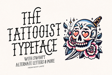 The Tattooist Typeface  preview image 13 by Nicky Laatz