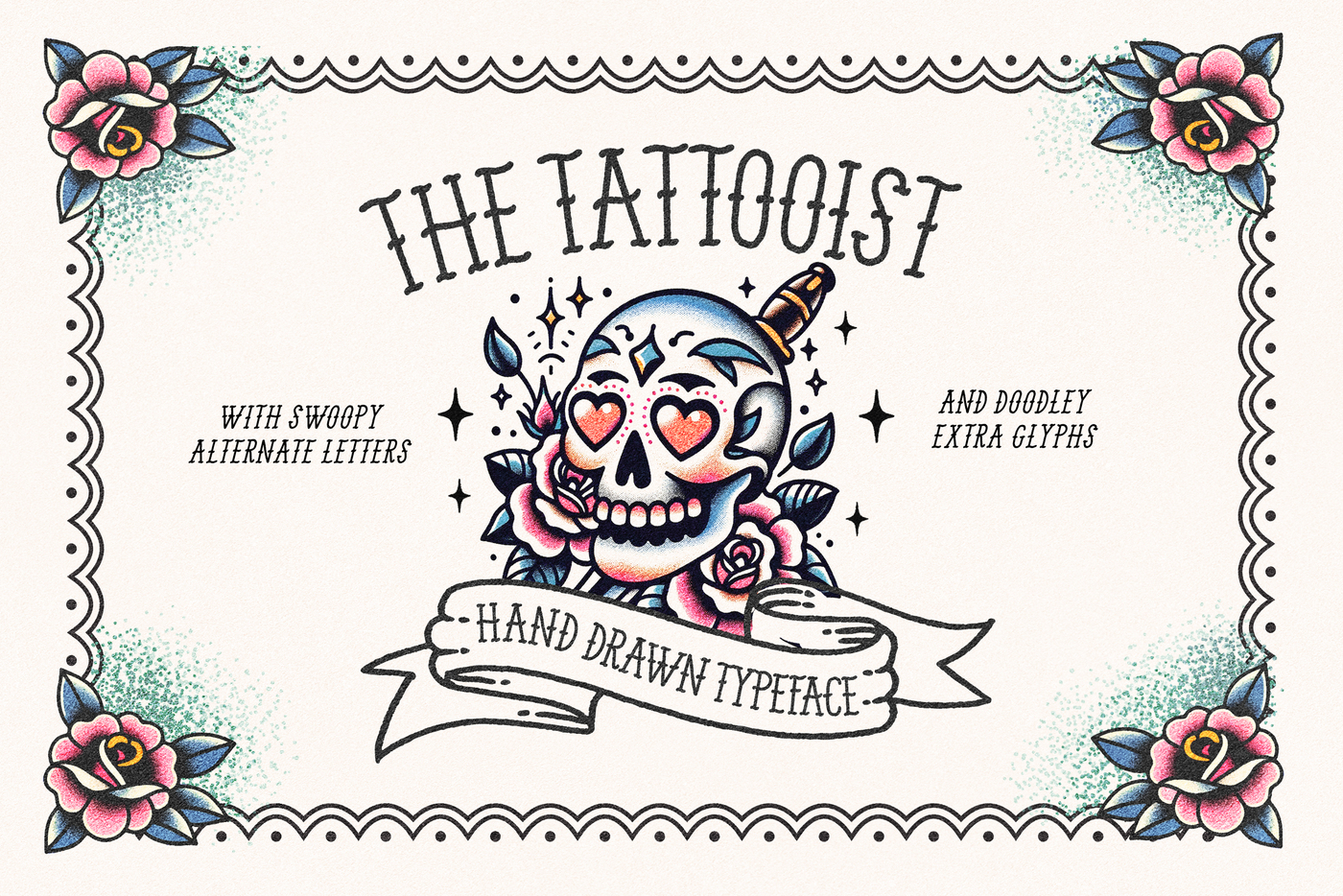 The Tattooist Typeface  main product image by Nicky Laatz