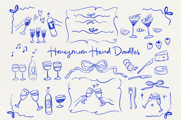 Honeymoon Hand Script and Doodles preview image 8 by Nicky Laatz
