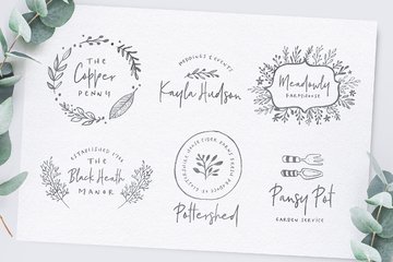 Poppit & Finch Fonts and Graphics preview image 8 by Nicky Laatz