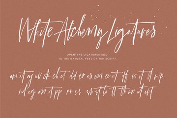 White Alchemy Font preview image 15 by Nicky Laatz