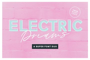 Electric Dreams Font Duo main product image by Nicky Laatz