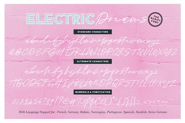 Electric Dreams Font Duo preview image 12 by Nicky Laatz