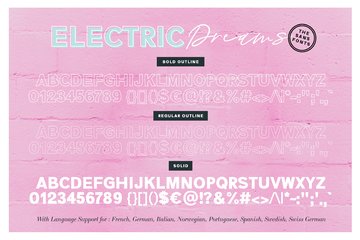Electric Dreams Font Duo preview image 13 by Nicky Laatz