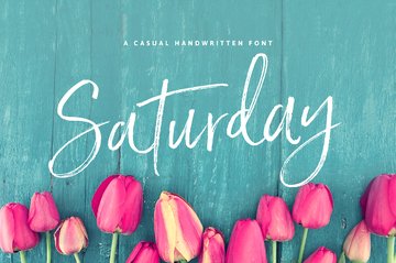 Saturday Script Font main product image by Nicky Laatz