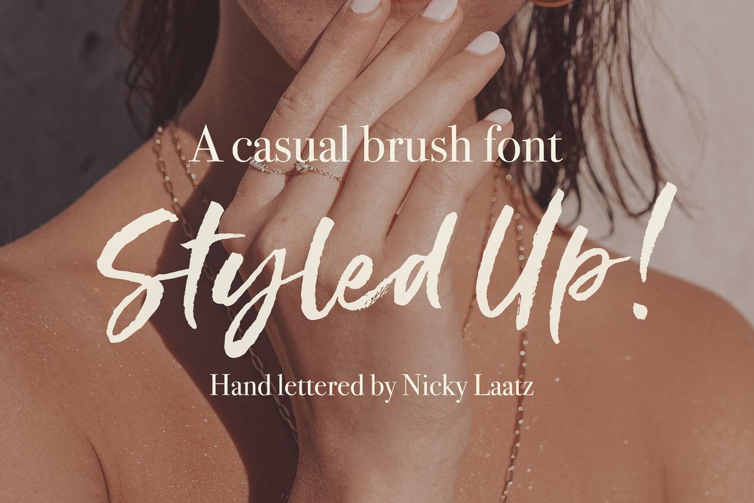 Styled Up Brush Font main product image by Nicky Laatz