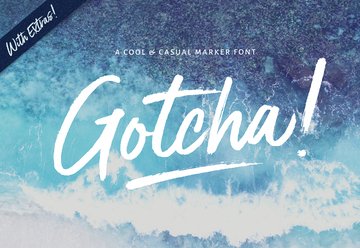 Gotcha Marker Font main product image by Nicky Laatz