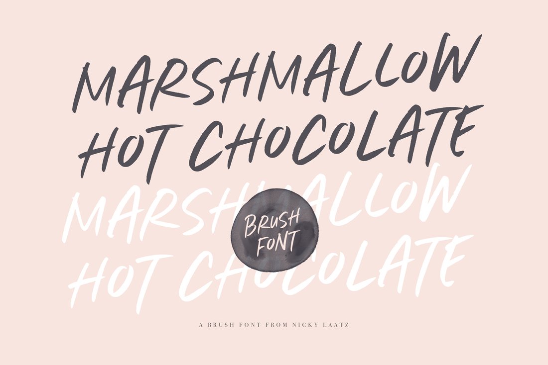 Marshmallow Hot Chocolate Font main product image by Nicky Laatz