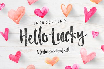 Hello Lucky Brush Font main product image by Nicky Laatz