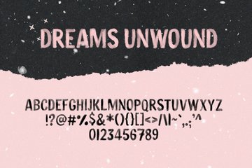 Dreams Unwound SVG Font preview image 12 by Nicky Laatz