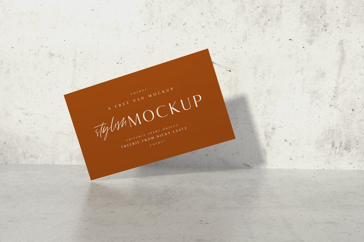 Stylish Business Card Mockup main product image by Nicky Laatz