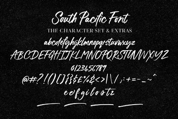 South Pacific Font preview image 24 by Nicky Laatz