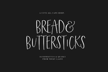 Bread & Buttersticks Font main product image by Nicky Laatz